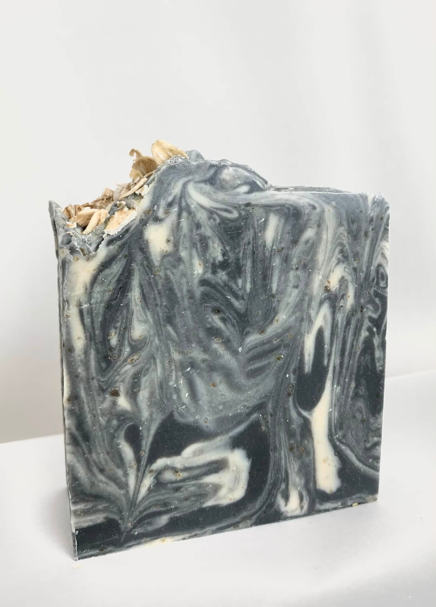 Oatmeal & Charcoal Goats Milk Soap